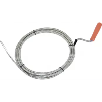 Brüder Mannesmann Drain Cleaning Auger 6 mm x 3 m with Tip 49903