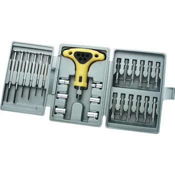 Brüder Mannesmann M29301 26-Piece Tool Set in Plastic Case