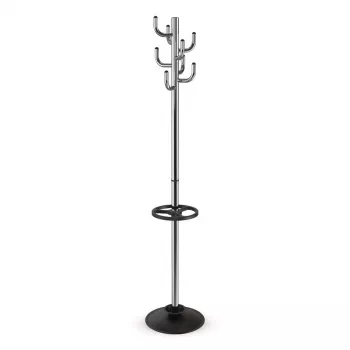 MAUL MAULpolaris Coat Stand Chrome with 8 Hooks, 177 cm 9402596