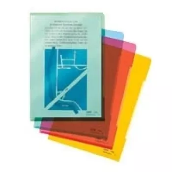 LEITZ A4 Document Wallets 0.15 mm, Various Colours, 10-Pack 4153-02-99