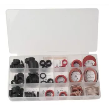 BRÜDER MANNESMANN Sanitary Seal Assortment, 141-Piece with 18 Different Seals (M99741)