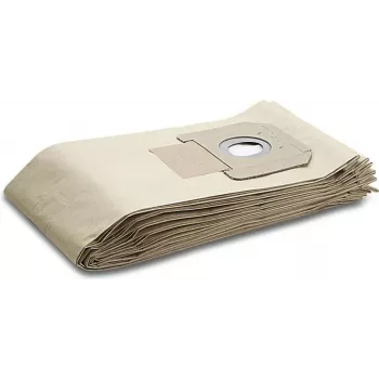 Kärcher Paper Filter Bags - Dust Bags - Natural - 210 mm - 380 mm - 55 mm - 500 g (for NT 40/1 6.904-208.0) for NT 40/1 6.904-208.0