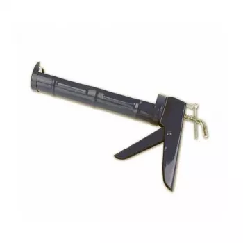 Brüder Mannesmann Manual Caulking Gun for 310 ml Cartridges with Clamp Closure, Blue/Silver