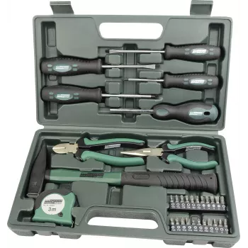 Brüder Mannesmann 31-Piece DIY Tool Set in Case M29031