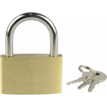 Brüder Mannesmann 38 mm Solid Brass Keyed Padlock M413-40 Gold-Yellow