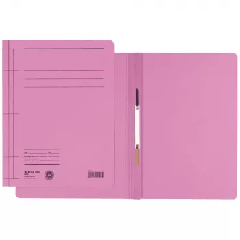 LEITZ Rapid File Folder, DIN A4, Manila Cardboard, Pink, 250 g/m², 250 Sheet Capacity, 25-Pack (3000-00-22)