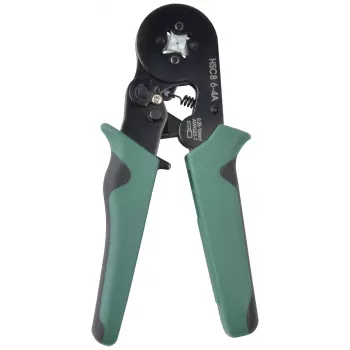 BRÜDER MANNESMANN Crimping Pliers Set, 3-Piece: Crimping Pliers 200 mm, Electronics Side Cutter 110 mm, Automatic Wire Stripper 200 mm M10999