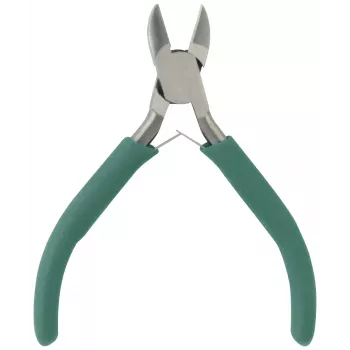 BRÜDER MANNESMANN Crimping Pliers Set, 3-Piece: Crimping Pliers 200 mm, Electronics Side Cutter 110 mm, Automatic Wire Stripper 200 mm M10999