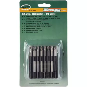 Brüder Mannesmann 32-piece Professional Bit Set (29732)