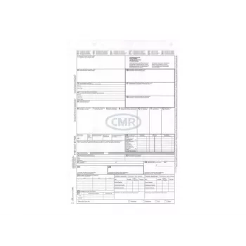 RNK Verlag International Consignment Note CMR, 4-Part Self-Copying Set, DIN A4, for Germany 2100