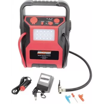 Brüder Mannesmann Multi-Functional Jump Starter with Air Compressor M01771