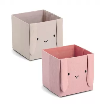 Zeller Rabbit Storage Box Beige 28 x 28 x 28 cm (14492)