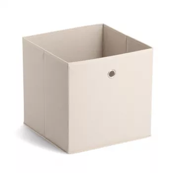ZELLER Non-Woven Storage Box Beige 27L Foldable Cube 14111