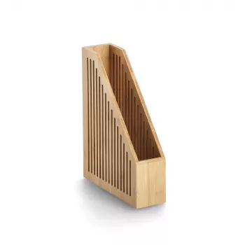 Zeller 15203 Bamboo Magazine Holder, Brown, DIN A4