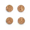Zeller Cork Magnets Brown Ø 2.8 x 0.3 cm, 4 Pieces (11218)