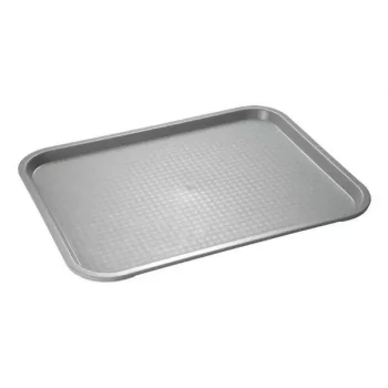 APS Fast-Food Tray 410 x 305 mm, Grey Polypropylene, Height 20 mm, 1 Piece (538)