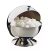 APS Sugar Bowl with Roll Lid, Stainless Steel Diameter: 135 mm, Height: 150 mm, with Chrome Handle, - 1 Piece (33)