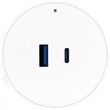 Schwaiger USB adapter for modular power track, white (MSPW0310)