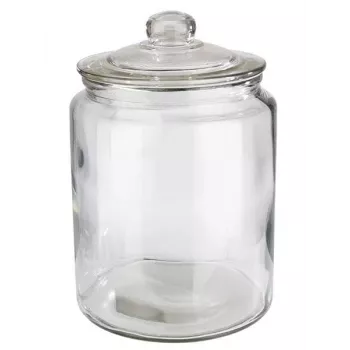 APS CLASSIC 6.0 litre glass storage jar with glass lid and seal 82253