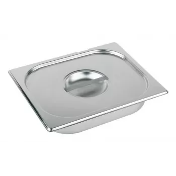 APS GN 1/2 lid 325 x 265 x 35 mm stainless steel, without spoon recess, dishwasher-safe – 1 piece (81295)