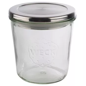 APS lid for preserving jars, stainless steel with rubber seal, dishwasher-safe, 1 piece (82360)