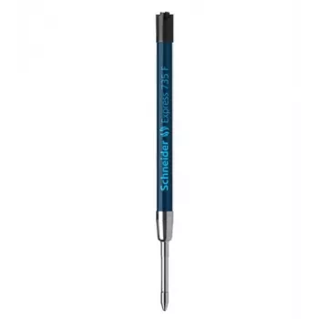 SCHNEIDER Express 735 Ballpoint Pen Refill, Fine, Black, G2 Standard, 10 Pieces 7351