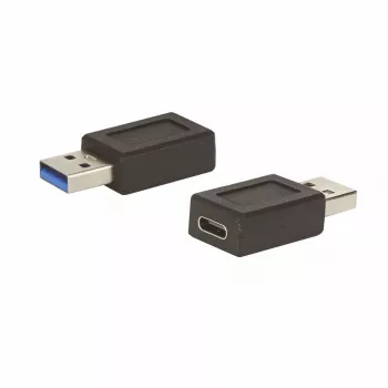 E+P CC371 USB-C Compact Adapter USB-A Plug to USB-C Socket