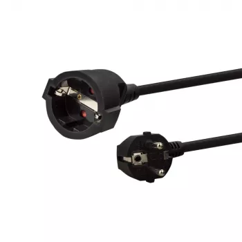 E+P Schuko Extension Cable SV 12 10m Black - 1 Socket