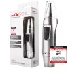 Clatronic NE 3595 Nose and Ear Hair Trimmer with Precision Light, Removable Stainless Steel Cutting Head (263687)