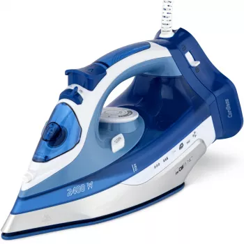 Clatronic DB 3706 Dry and Steam Iron Ceramic Soleplate Blue/White 2400 W 263858