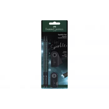 Faber-Castell Midnight Ocean Pencil Set B, Black/Blue 118295
