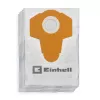 Einhell 2351195 Dust Bag Pack for TE-VC 2340 SA, TE-VC 2230 SA, TC-VC 1930 SA, TC-VC 1930 S, 40 L, White/Yellow, 5 Pieces
