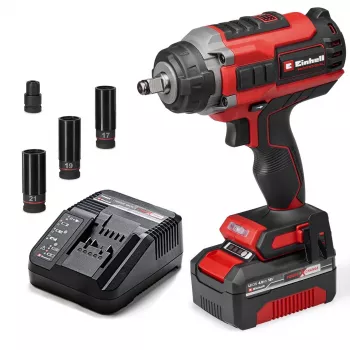 Einhell Professional IMPAXXO 18/450 Cordless Impact Wrench 450 Nm 18V Brushless with 4.0Ah Battery and Charger 4510074