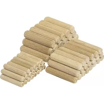Wolfcraft 2909000 Beech Wood Dowels 10 x 40 mm (120 pcs)
