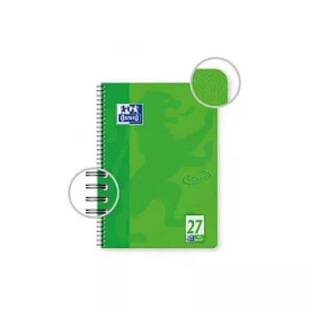 OXFORD College Pad TOUCH Ruling 27 Lined with Double Margin DIN A4, 80 Sheets, 90 g/m², Micro-Perforated, 4-Hole Punched, FSC-Certified, 1 Pad 400091924