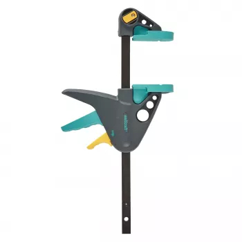 Wolfcraft EHZ PRO One-Handed Clamp 3456000, 150 mm Clamping Width, 65 mm Throat Depth, 120 kg Clamping Force, Spreading Function