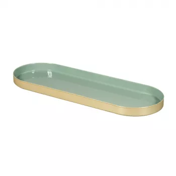 Rayher Decorative Tray Eucalyptus/Gold Metal, 1 Piece (46802502)