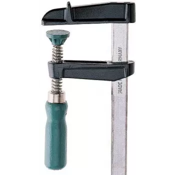 Wolfcraft SZ 50-200 Hobby Clamp, 200 mm Clamping Width, 50 mm Throat Depth, Galvanised Steel Rail 3605000