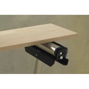 Wolfcraft 6102300 Folding Roller Stand, Height-Adjustable 630-940 mm, 50 kg Load Capacity