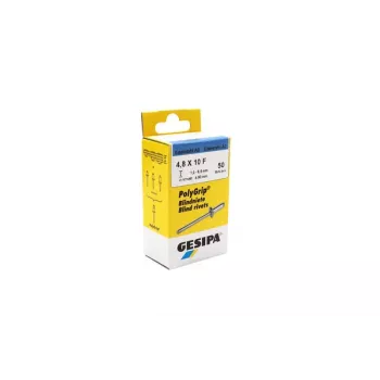 GESIPA PolyGrip® Blind Rivets 4.8 x 10 mm Stainless Steel A2, 50 Pieces 1464829