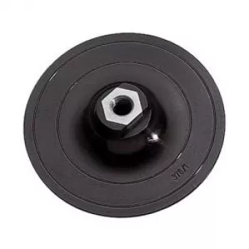 wolfcraft 125 mm Hook-and-Loop Sanding Pad with Drill Chuck Adapter and K80 Sanding Sheet (2285000)