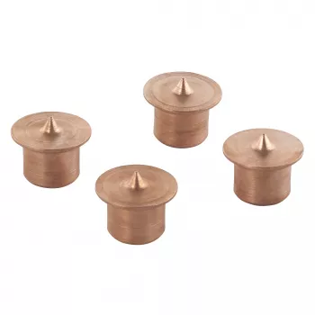 Wolfcraft Dowel Marker 10 mm, 4-Piece Set, Galvanised Steel 2913000