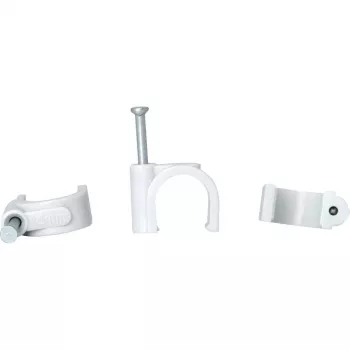 Heinrich Kopp Cable Clamp with Nail, Bundle Ø 10-14 mm, Grey, 50 pcs 347804088