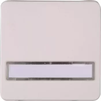 Kopp HK02 Rocker Cover with Lens, Key Symbol, Arctic White 330513005