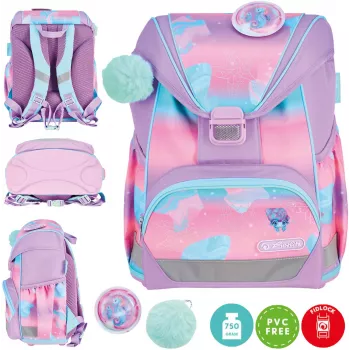 Herlitz Ultralight School Bag Set Seahorse Ocean Lights 6-9 Years