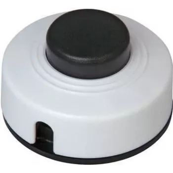 HEINRICH KOPP Foot Switch 1-Pole Changeover Switch Black/White 250V 2A 191801088