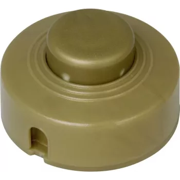 HEINRICH KOPP Foot Switch with Strain Relief Gold 1 x On/Off 2 A 191807084