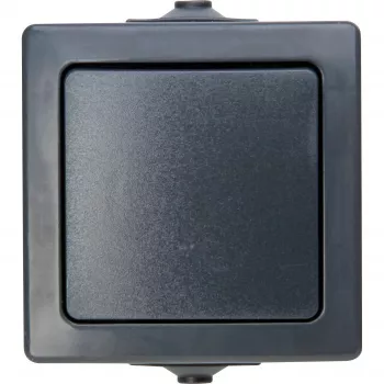 Heinrich Kopp NAUTIC Universal Switch (Off/Two-Way), Anthracite (565615002)