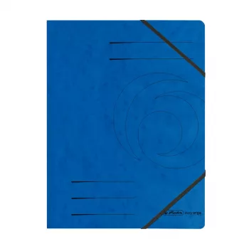HERLITZ Corner Elasticated Folder A4 Blue, 5-Pack 11387180-000