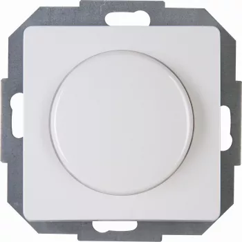 Kopp PARIS 843402085 Push Change-Over Switch with LED Dimmer, Arctic White